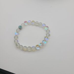 Irridescent Crystal Beaded Bracelet